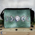 Moonphases Messenger Bag | Moon Shoulder Bag | Witch Shoulder Bag | Moon Magick | Moon Phases Art | Moonchild bag | Moonwitch | Pagan Art product logo