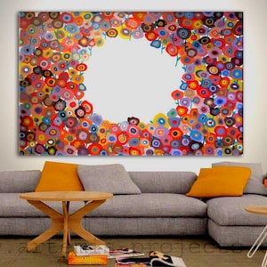 Peinture Acrylique TAILLE XXL, Unique, Grand Format, 160 cm x 108 cm, Unique, Original !