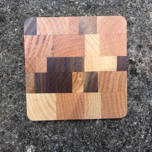 Wood Coasters - Set of 4 - Unique Wedding Gift - House Warming - Coasters – One of a kind - Hosting Gift - Teacher Gift - New Apartment