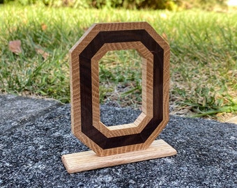 Block O - Licensed - Ohio State -  Gift - Ohio State Decor - Buckeye Gift - Wood Block O – Graduation Gift - New Office - Wedding - OSU Gift