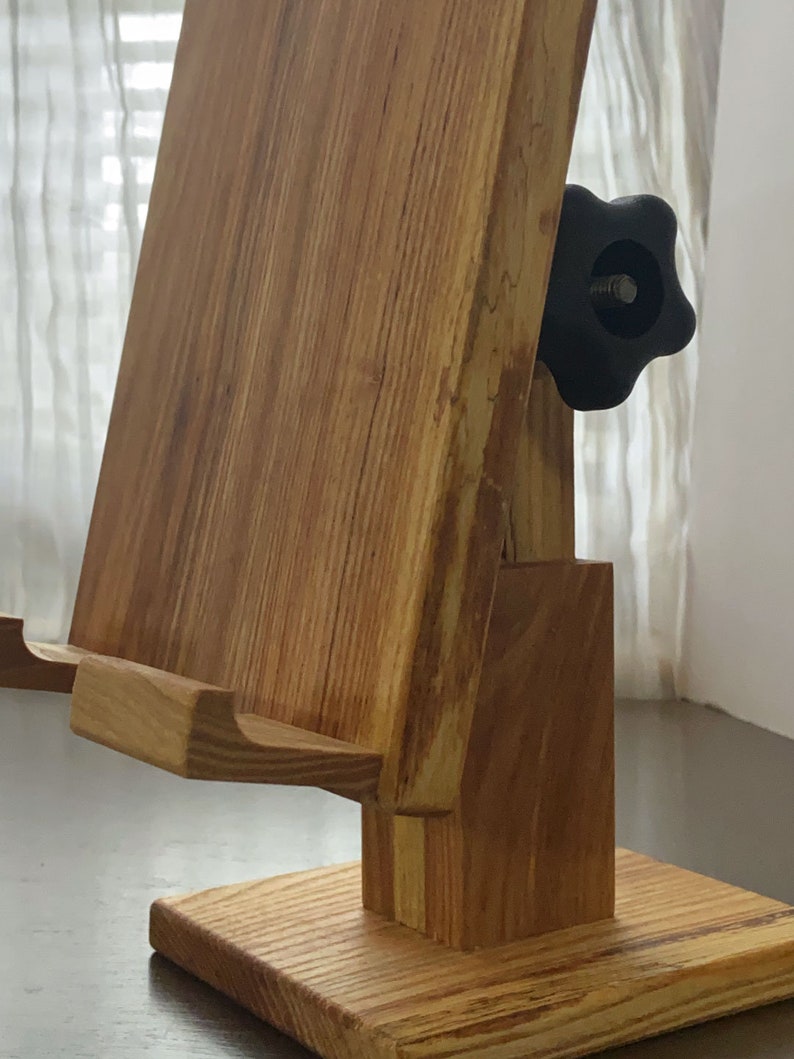 Tablet Handmade Adjustable Wood Tablet Stand Handmade for Ipads and Tablets From Fallen ...