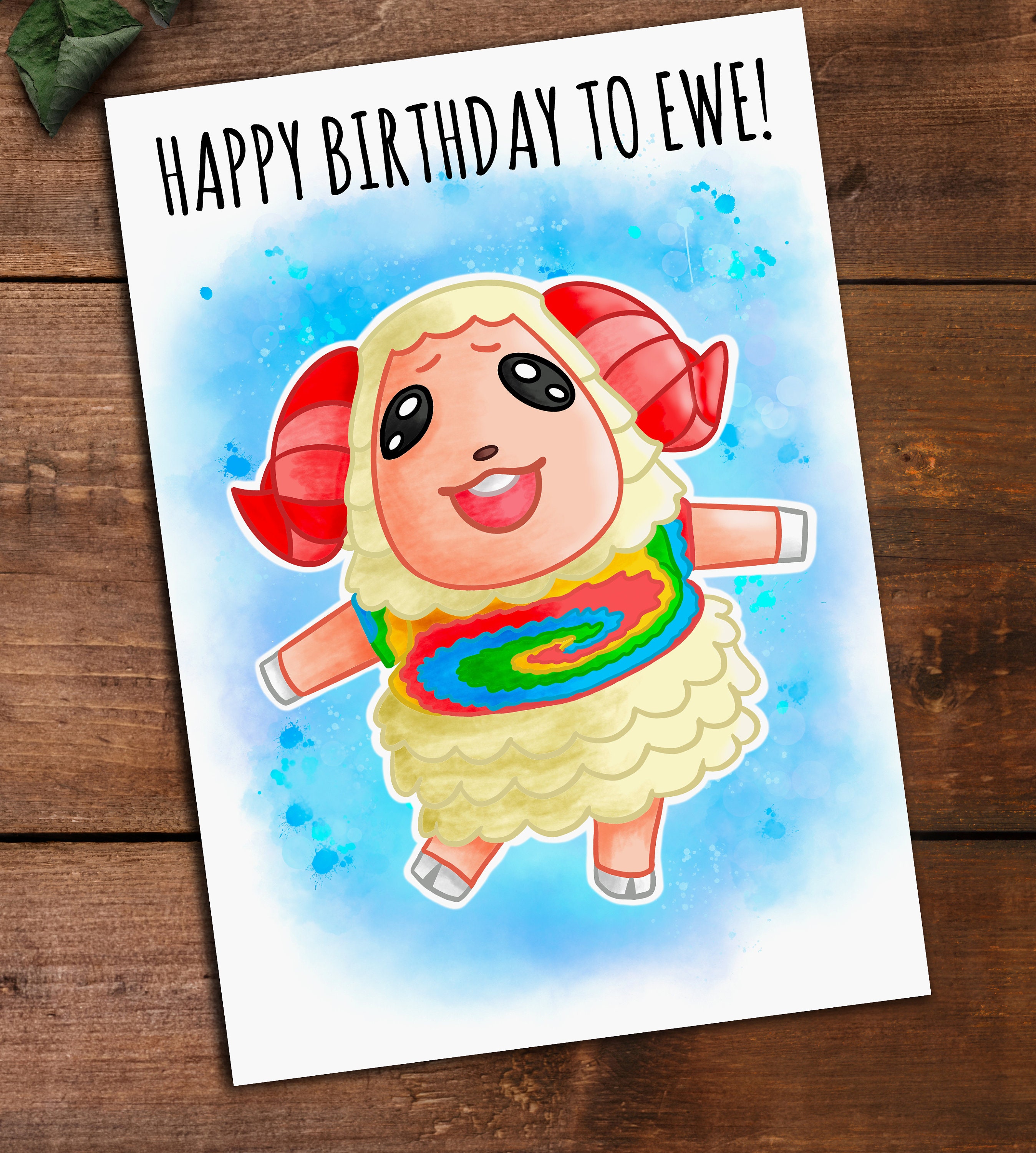 Animal Crossing: Dom. A6 Greeting Card - Etsy