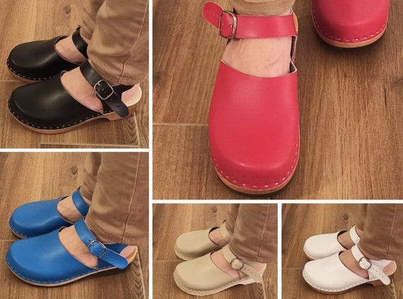 flat clog sandals