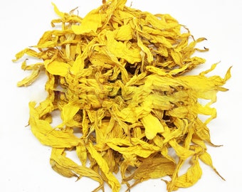 Organic Dried Sunflower petals /  Available 2oz-32oz (57g-907g) /  Best Quality  / Helianthus petals