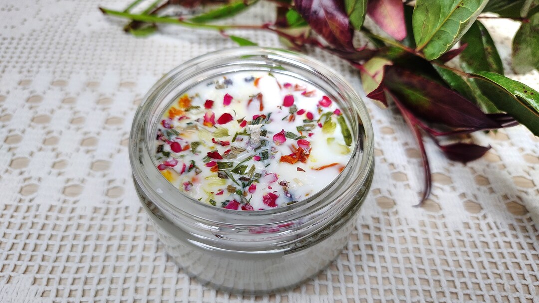 Soy Flowers Candle / Kerasoy Wax Safe for Allergic / Vegan Etsy