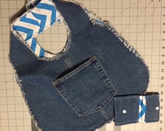 Recycled denim Hobo Bag