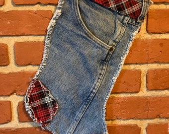 Vintage DENIM Wrangler Jeans Christmas Stocking Handcrafted - Etsy