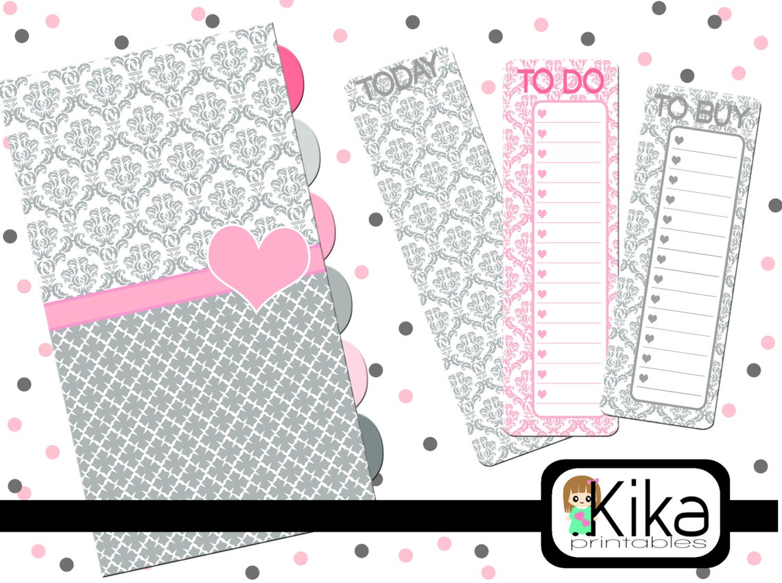 Planner Dividers - Personal Size PRINTABLE | Personal Size Printable ...