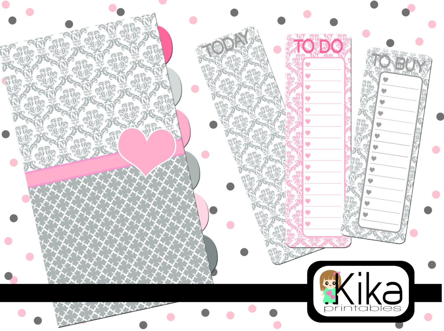 Planner Dividers Personal Size PRINTABLE Personal Size - Etsy