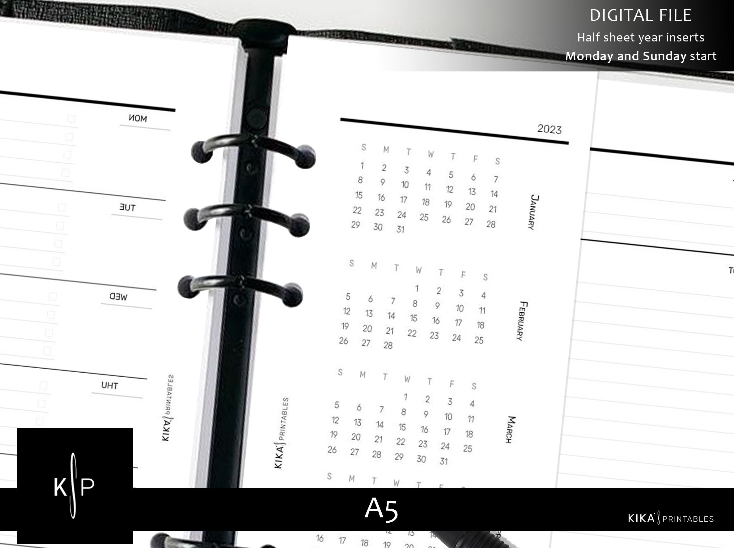 a5-printable-half-sheet-calendar-2023-2024-minimal-year-planner-inserts