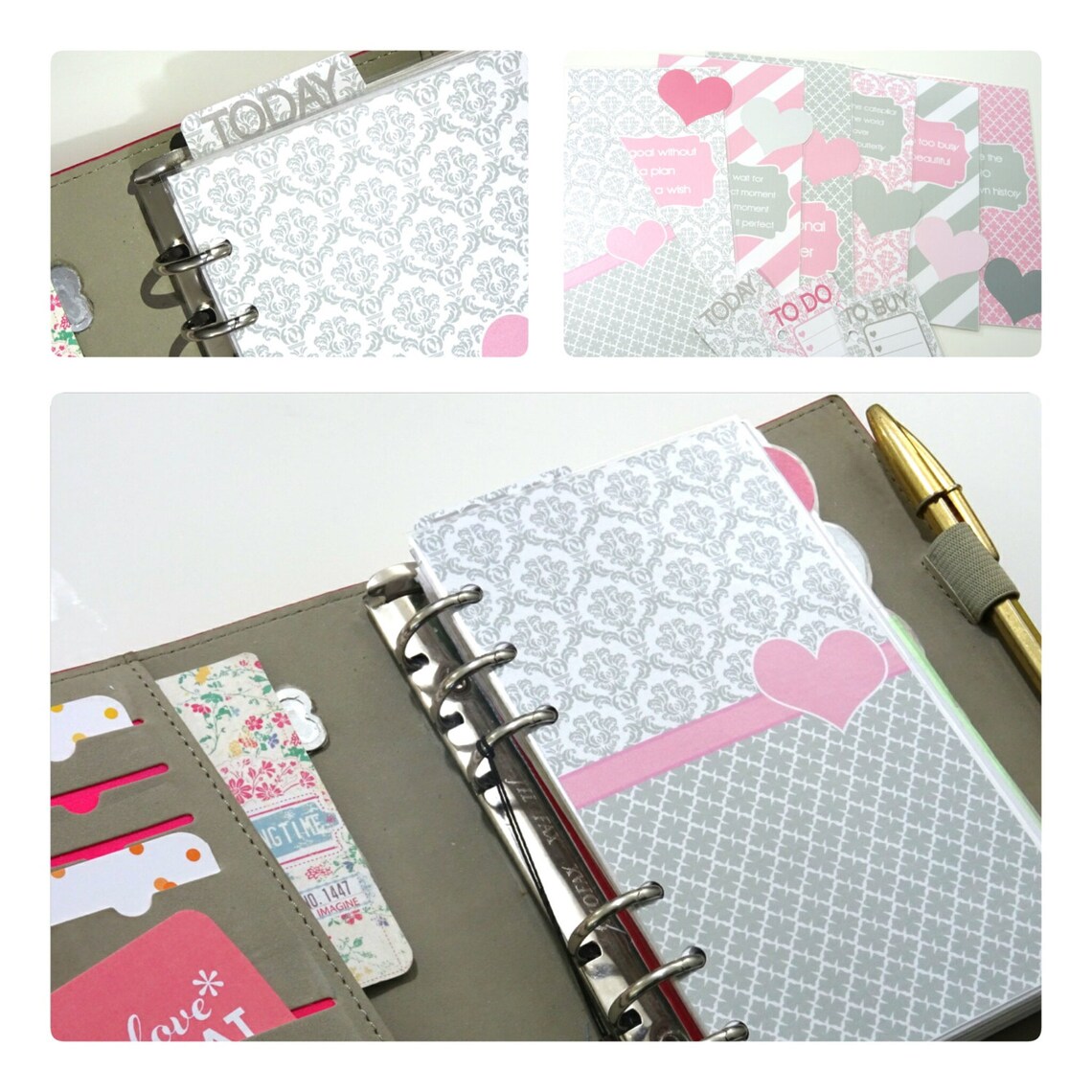 Planner Dividers - Personal Size PRINTABLE | Personal Size Printable ...