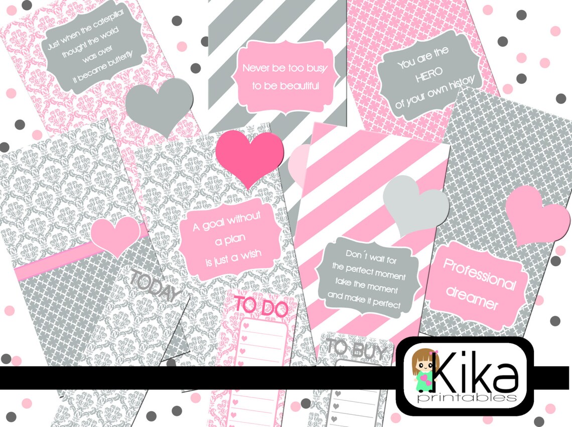 Planner Dividers - Personal Size PRINTABLE | Personal Size Printable ...