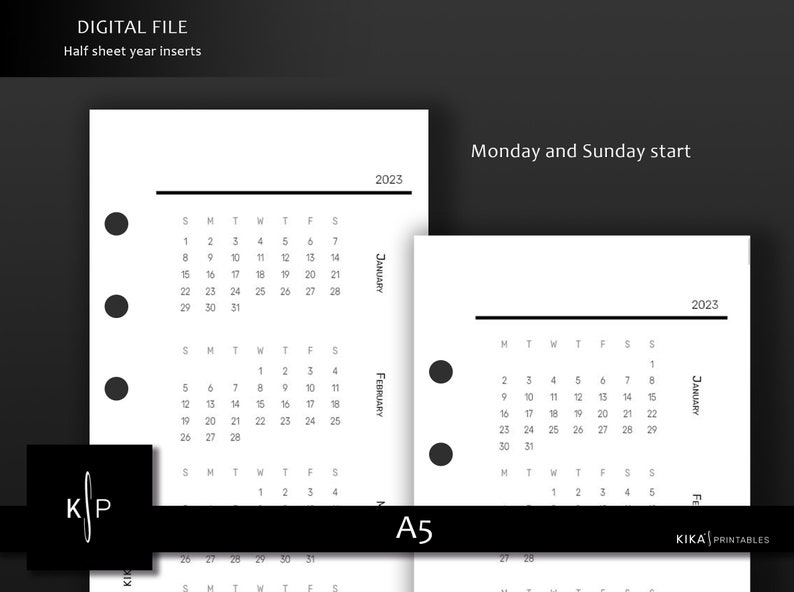 a5-printable-half-sheet-calendar-2023-2024-minimal-year-planner-inserts