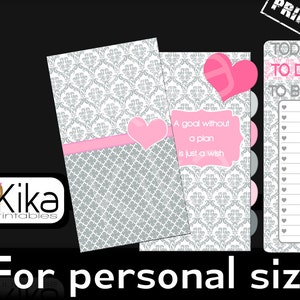 Planner Dividers - Personal Size PRINTABLE | Personal Size Printable ...