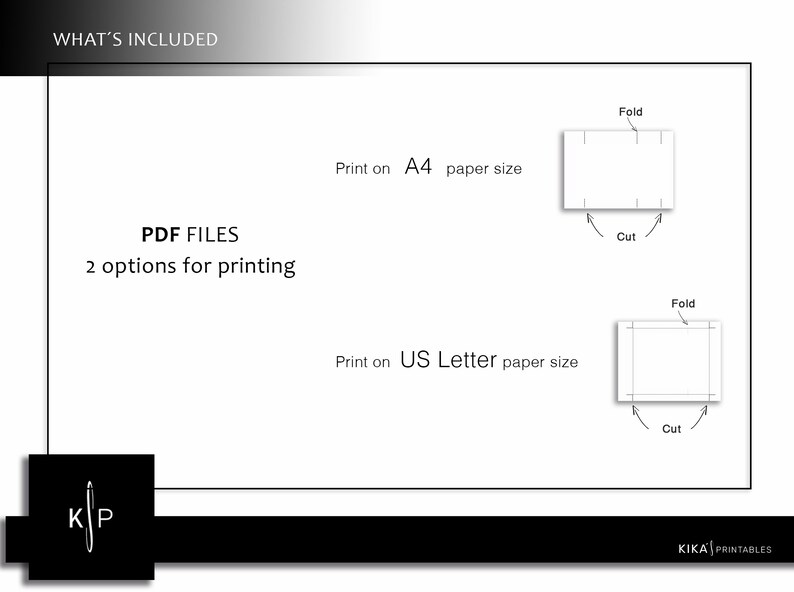Fold-out Weekly A5 Planner Printable - Week on 2 Pages Horizontal WO2PH ...