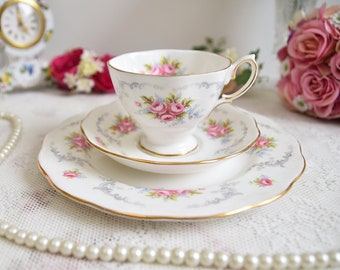 Taza de té inglesa, juego de tazas de té florales, tazas de té Royal Kent England, trío de tazas de té de porcelana inglesa, porcelana china