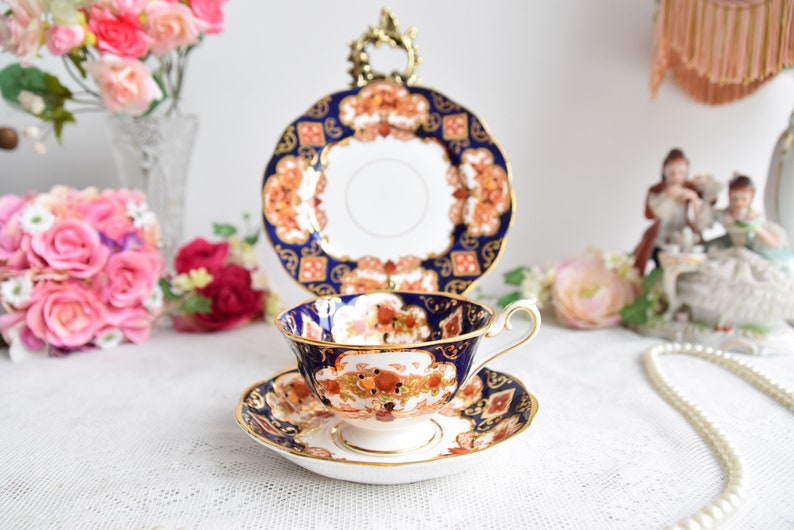 English tea cup floral tea cup set Royal Albert Heirloom Etsy