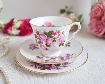 Queen Anne tea cup english tea cup set England tea cups duo english porcelain bone china teacup