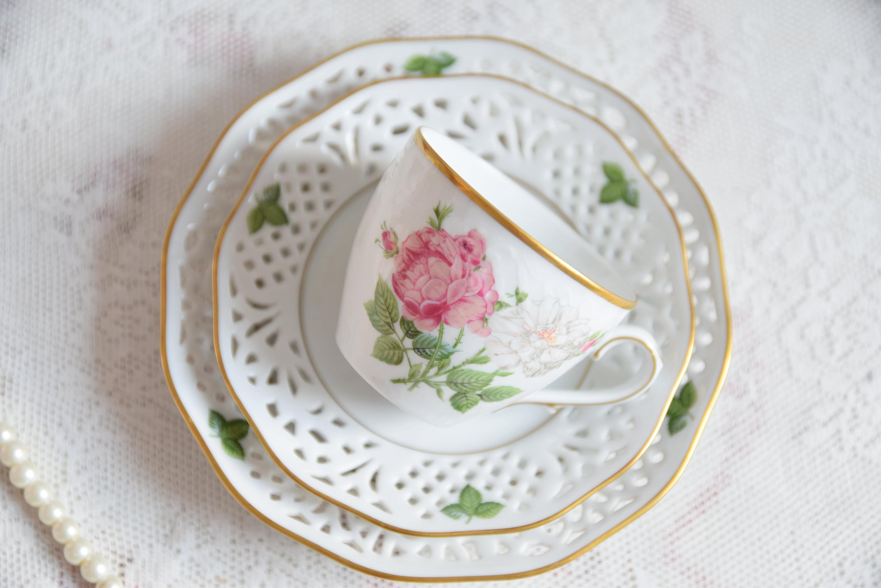 Vintage Tea Cup Floral Tea Cup Set Schuman Arzberg Germany Etsy