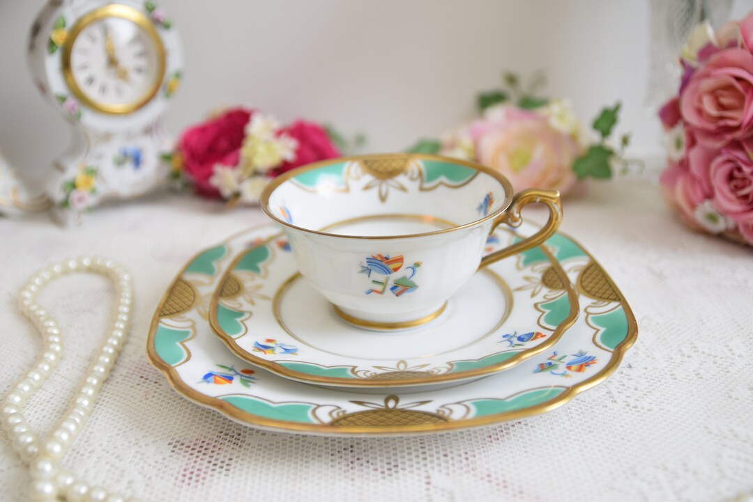 Eschenbach Bavaria Tea Cup Vintage Tea Cup Set Floral German Tea Cup