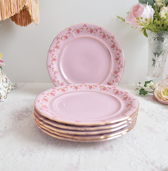 Vintage pink dishes sale