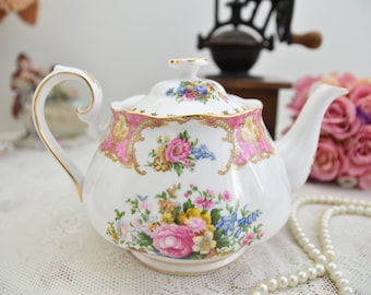 Royal Albert Lady Carlyle England tea pot English bone china