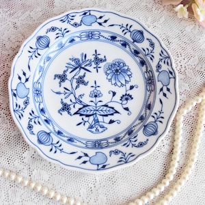 Meissen vintage plate porcelain dish plate Meissen Germany plate german floral porcelain dish