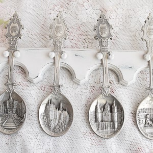 Vintage silver plated spoon set silver plated decorative spoon set