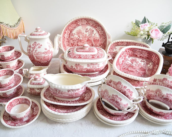Rusticata Vintage Porcelain Dinner Set by Villeroy and Bochmade Made in