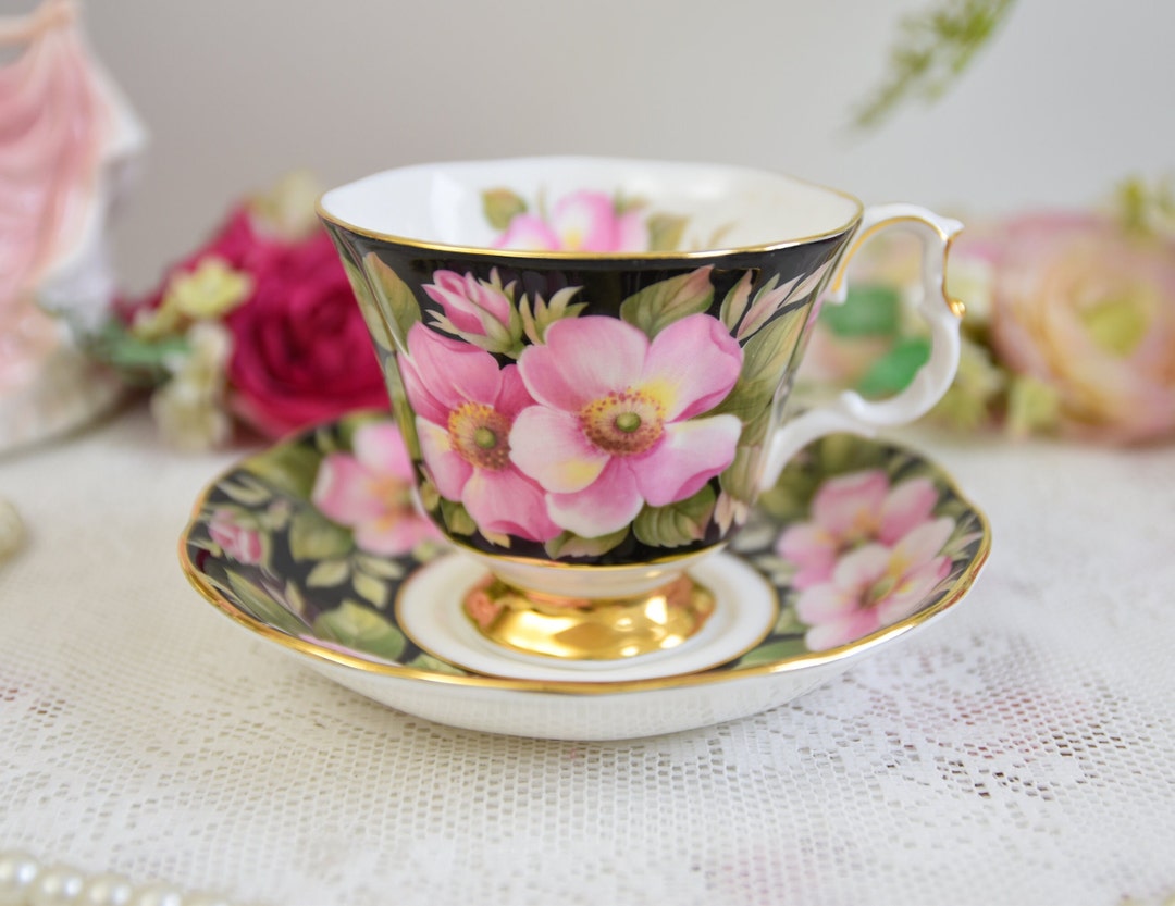 Provincial Flowers Alberta Rose Royal Albert Tea Cup English Etsy
