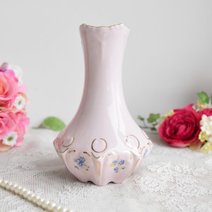 Vintage vase small porcelain vase porcelain small vase  vintage vase rose perfored porcelain vintage porcelain