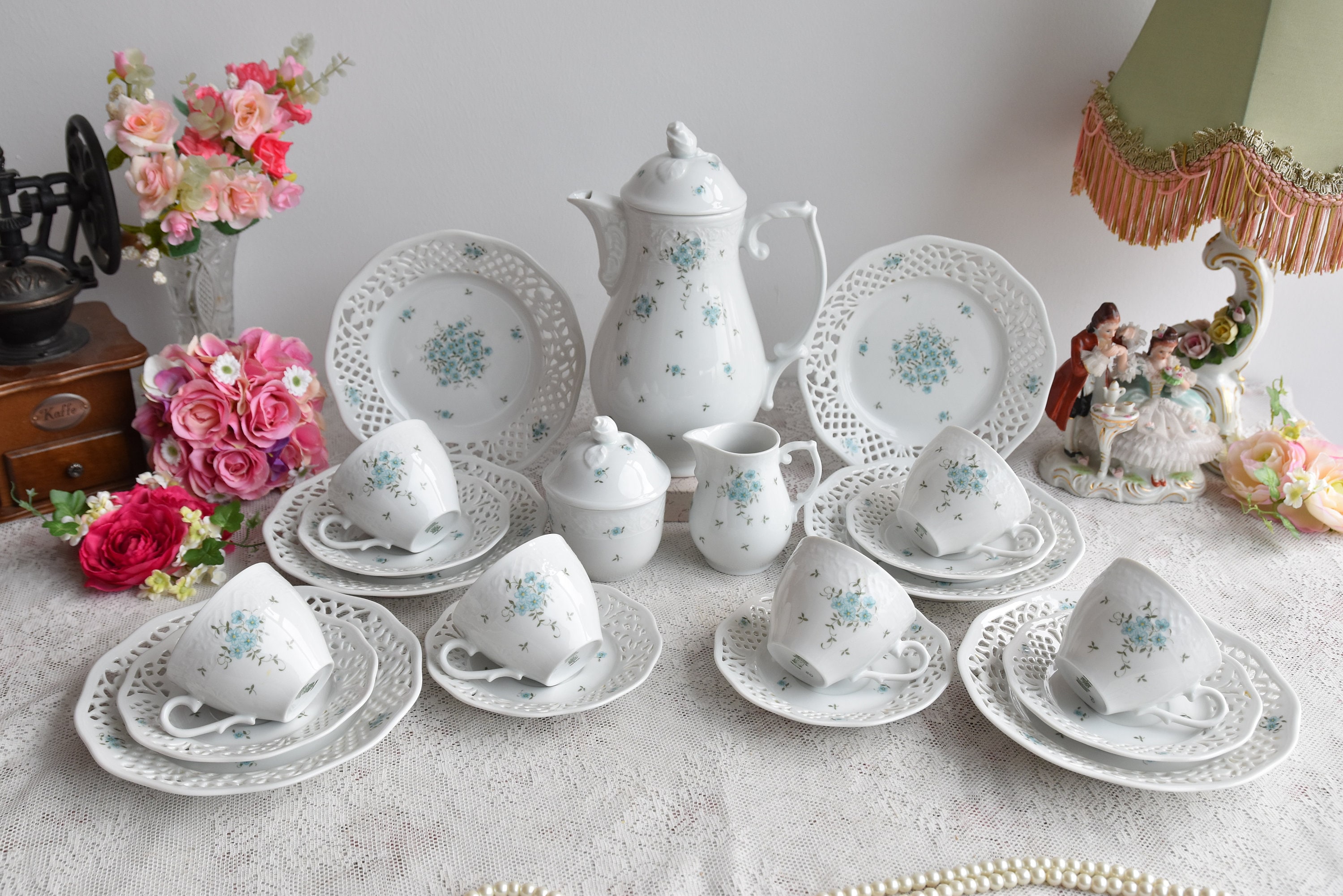 Schumann Arzberg Bavaria Porcelain Tea Set – Vintage Floral