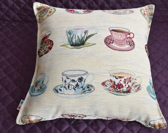 Throw pillow covers with decorative tapestry for vintage style pillow, Decorative pillows for couch vintage style sofa pillow covers