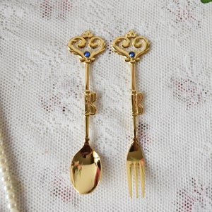 NEW Vintage style spoon set, tea spoon, coffee spoons and forks, dessert spoons