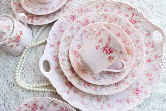 Tea Set Vintage Floral Tea Set Hutschenreuther Germany Tea Tea Set Vintage Floral Tea Set Hutschenreuther Germany Tea