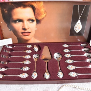 Nicrolux Vintage Silver spoon set Teaspoons coffee spoons silver platet 16 pieces silverware