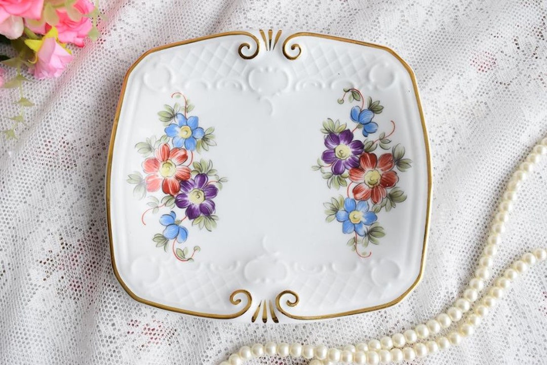 Vintage Porcelain Plate Dish Plate Gerold Porzellan Bavaria