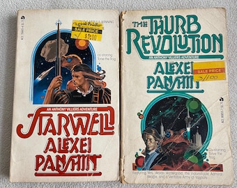 Vintage Paperback Book Set : Starwell and The Thurb Revolution by Alexei Panshin Ace Books (1978 printing) Science Fiction sci fi