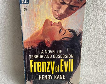 Vintage Paperback Novel: Frenzy of Evil by Henry Kane (1966)