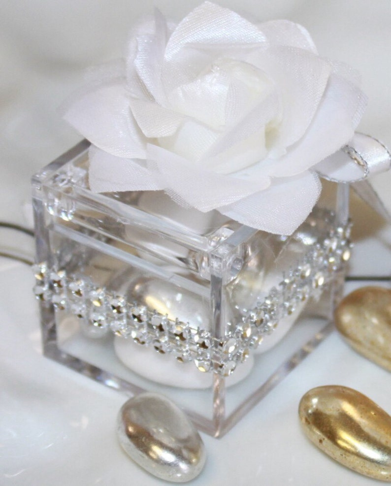 7 Jordan Almonds Unique Wedding Favors in Clear Favor Box With Etsy