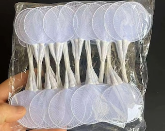 Italian Wire and Organza Jordan Almonds Holders for Wedding Favors - Bag of 120 Holders