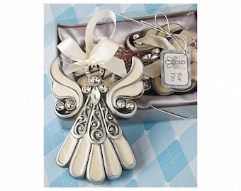 Silver Angel Ornament Antique Finish Pack of 16 Religious Party Favors for sale online Silver Angel Ornament Antique Finish Pack of 16 Religious Party Favors for sale online