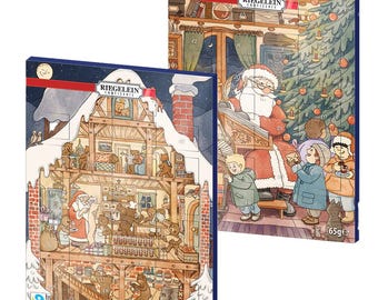 2 Packs of Chocolate Advent Calendar Countdown to Christmas - Made in Germany