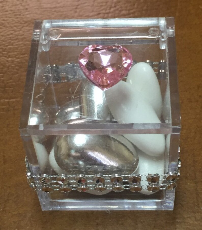 7 Jordan Almonds Unique Wedding Favors in Clear Favor Box With Etsy