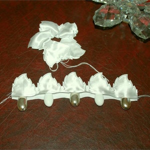 Italian Almond Holder Coccarde with 5 Pockets & Pull-String - Set of 10 individual Coccarde for Wedding Favors