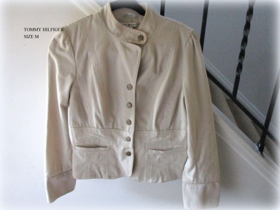 tan short jacket