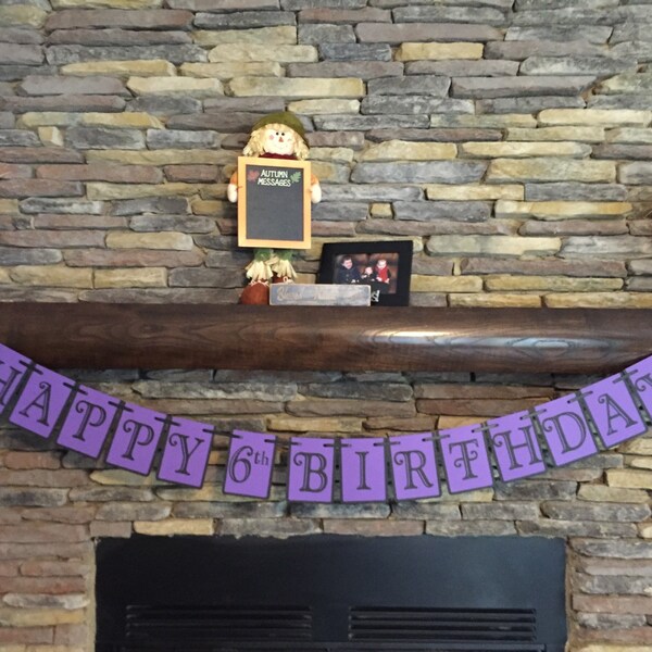 Descendants Inspired Birthday Banner Birthday Banner Birthday Party Photo Prop Party Decoration Banner