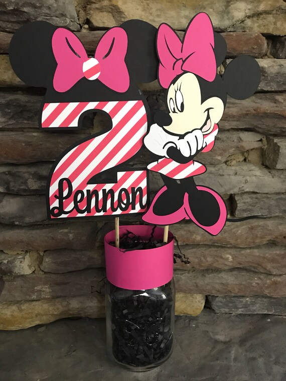 Minnie Mouse Centerpiece Birthday Party Decorations Mickey Etsy