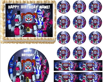 FNAF Birthday Party Decoration Avery 22807 Printable FNAF ...