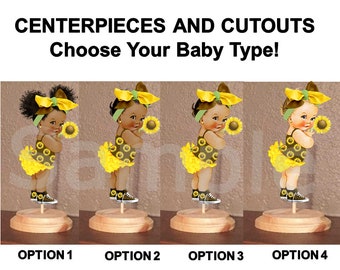 sunflower decorations for a baby shower